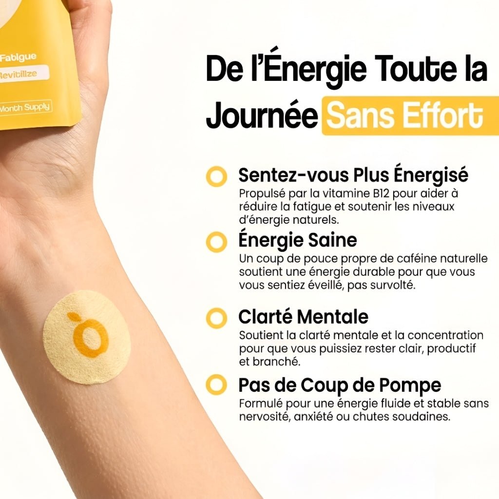 Patchs B12+Énergie - Kaleya